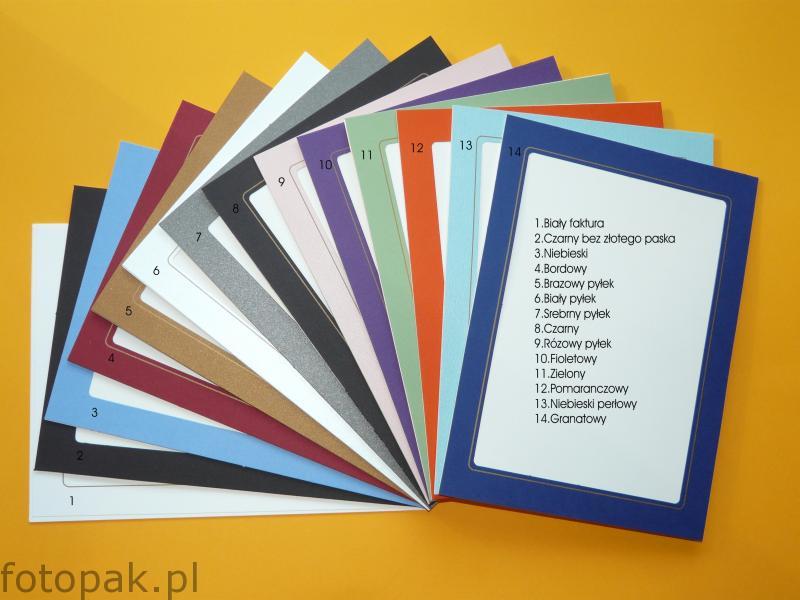 Pr&oacute;bnik kolor&oacute;w album&oacute;w jamnik i ramek kartonowych FOTOPAK